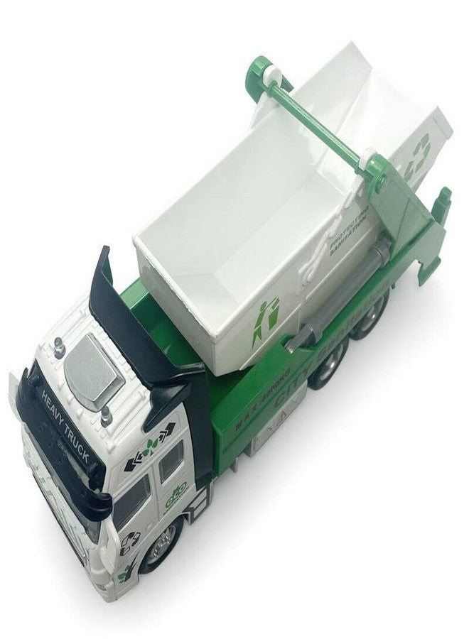 SHIPEASE شاحنة تنظيف تعمل بالاحتكاك من SHIPEASE، لعبة للأطفال من عمر 3 سنوات فما فوق، مصنوعة من سبيكة معدنية مصبوبة، هدية عيد ميلاد (متعددة الألوان). - Image 5